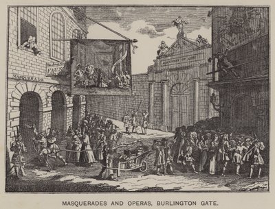 Naamiaiset ja oopperat, Burlington Gate (kaiverrus) tekijältä English School
