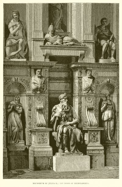 Julius II:n mausoleumi; Michelangelon Mooses tekijältä English School