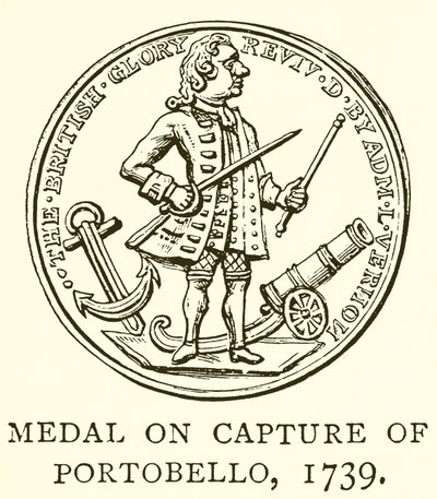 Mitali Portobellon vangitsemisesta, 1739 tekijältä English School