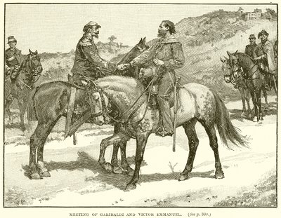Garibaldin ja Victor Emmanuelin tapaaminen tekijältä English School