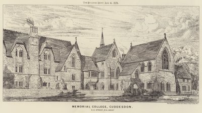 Memorial College, Cuddesdon (kaiverrus) tekijältä English School