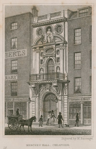 Mercers Hall, Cheapside, Lontoo tekijältä English School