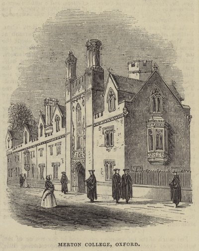 Merton College, Oxford (kaiverrus) tekijältä English School