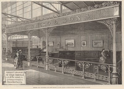 Herrat John Brinsmead ja Sons -näyttely Lontoon kansainvälisessä näyttelyssä, Crystal Palace tekijältä English School