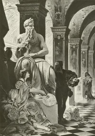 Michael Angelo ja Vittoria Colonna (syväpaino) tekijältä English School