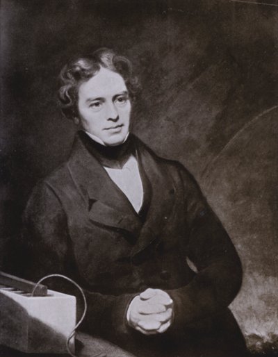 Michael Faraday (litografia) tekijältä English School