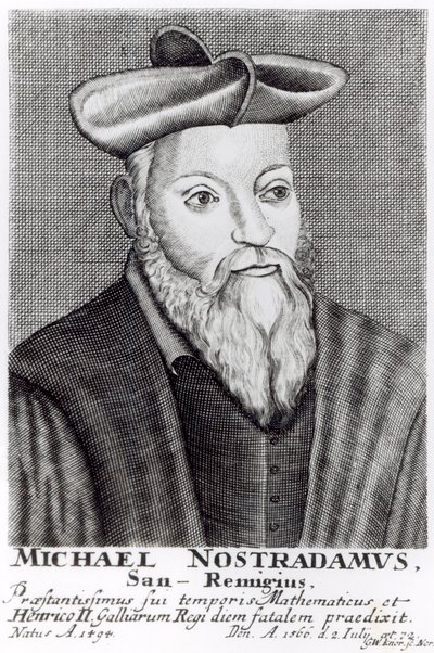 Michel Nostradamus (1503-66) tekijältä English School