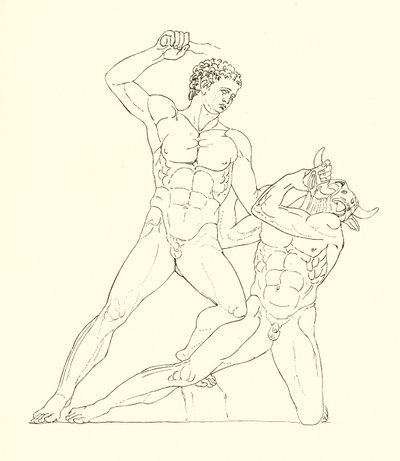 Minotauroksen surmasi Theseus, Herkuleen ystävä tekijältä English School