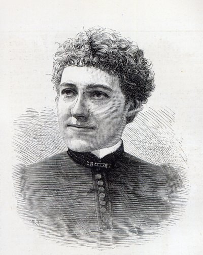 Neiti Charlotte Robinson, hänen Majesteettinsa kodin taiteen sisustaja, 1887 tekijältä English School