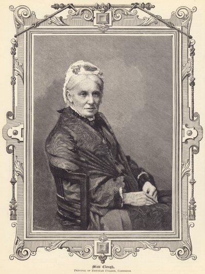 Miss Clough, Newnham Collegen rehtori, Cambridge (kaiverrus) tekijältä English School