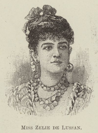 Neiti Zelie de Lussan (kaiverrus) tekijältä English School