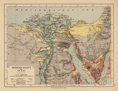 Nykyaikainen Egypti ja Siinai (värilitro) tekijältä English School