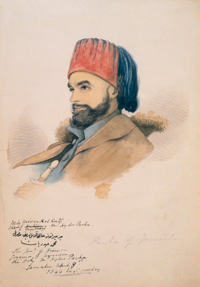 Mohammed Hayder, Jerusalemin pasa, 1844 tekijältä English School