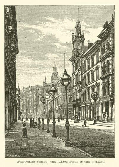 Montgomery Street, Palace Hotel kaukana tekijältä English School
