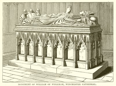 William of Wykehamin muistomerkki, Winchesterin katedraali tekijältä English School