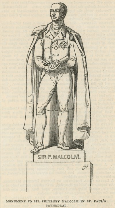 Sir Pulteney Malcolmin muistomerkki tekijältä English School