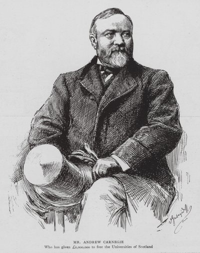 Andrew Carnegie (litografia) tekijältä English School