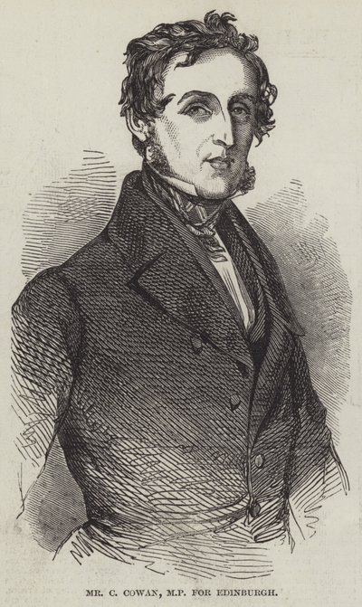 herra C Cowan, Edinburghin kansanedustaja (kaiverrus) tekijältä English School