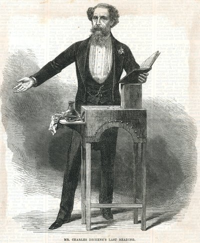 Herra Charles Dickens viimeinen käsittely tekijältä English School