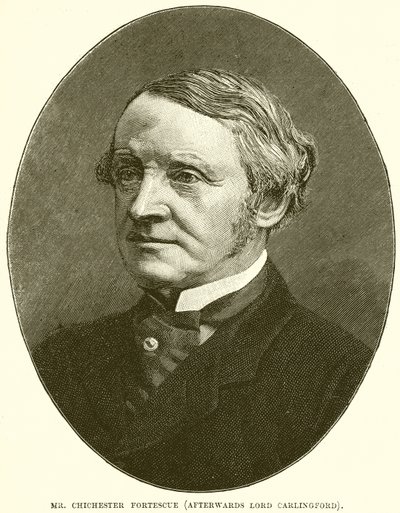 Mr. Chichester Fortescue (jälkeenpäin Lord Carlingford) tekijältä English School