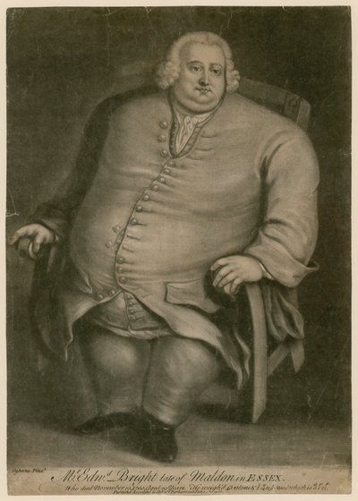 Edward Bright, edesmennyt Maldonista Essexistä, joka kuoli 10. marraskuuta 1750 29-vuotiaana tekijältä English School