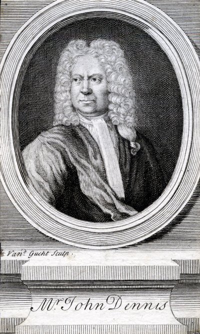 herra John Dennis (1658-1734) tekijältä English School