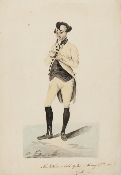 Herra Matthews Calebin lainauksena teoksessa Wags of Windsor, York, n. 1820 tekijältä English School