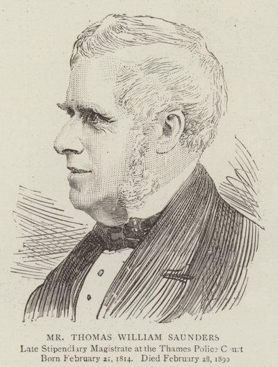 herra Thomas William Saunders tekijältä English School
