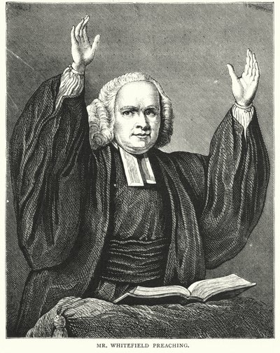 Herra Whitefield saarnaa (kaiverrus) tekijältä English School