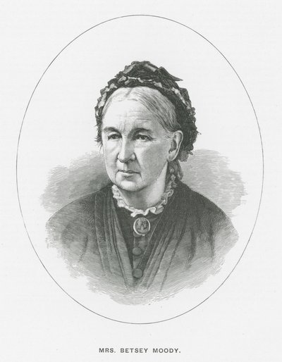 Rouva Betsey Moody (litografia) tekijältä English School