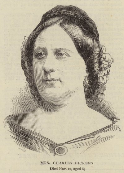 rouva Charles Dickens (kaiverrus) tekijältä English School