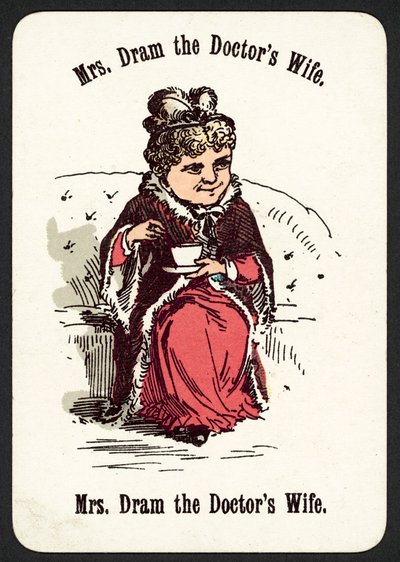Rouva Dram Lääkärin vaimo (väri litho) tekijältä English School