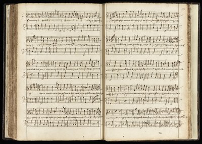 Ms 782 ff.107v-108 "Come away, come away Hecate", musiikkikappale "Macbeth" (muste paperille) tekijältä English School