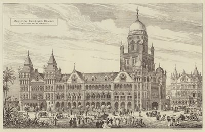 Kunnalliset rakennukset, Bombay (kaiverrus) tekijältä English School