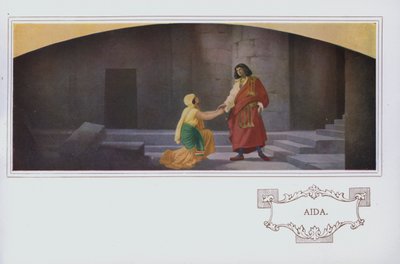 Peter Robinson -ravintolan seinämaalaukset: Aida (värilitraus) tekijältä English School