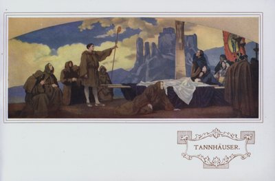 Peter Robinson -ravintolan seinämaalaukset: Tannhauser (värilitro) tekijältä English School