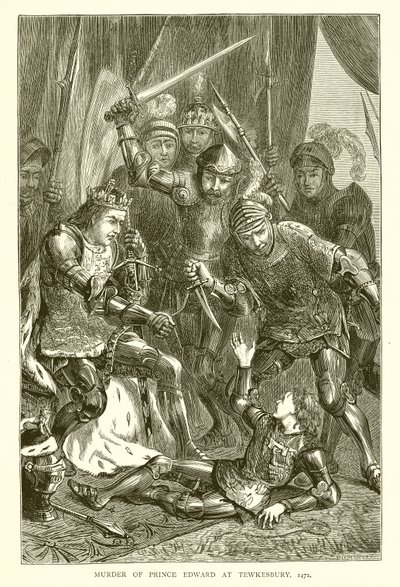 Prinssi Edwardin murha Tewkesburyssa, 1471 tekijältä English School