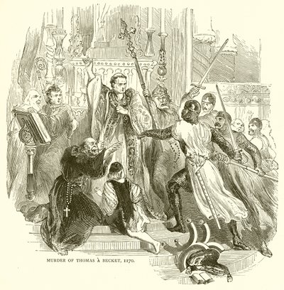 Thomas a Becketin murha, 1170 tekijältä English School