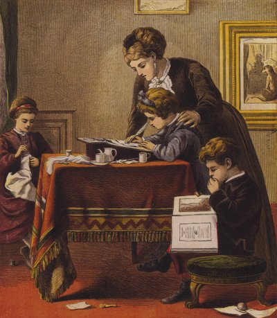 Äitini (väri litho) tekijältä English School