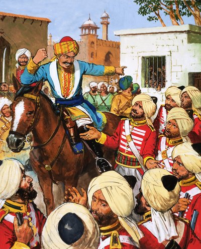 Nana Sahibin vartijat kieltäytyvät ampumasta Intian kapinan vankeja tekijältä English School