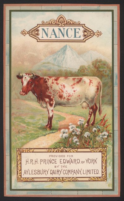 Nance, Aylesbury Dairy Companyn mainos tekijältä English School