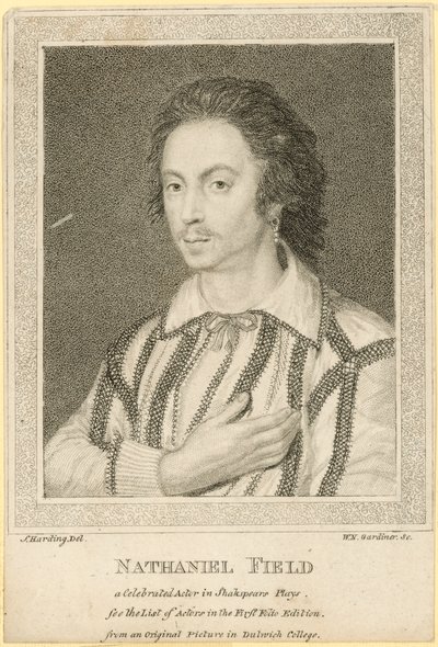 Nathaniel Field, kuuluisa näyttelijä Shakespearen näytelmissä tekijältä English School