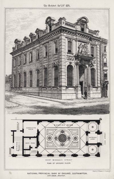 National Provincial Bank of England, Southampton (kaiverrus) tekijältä English School