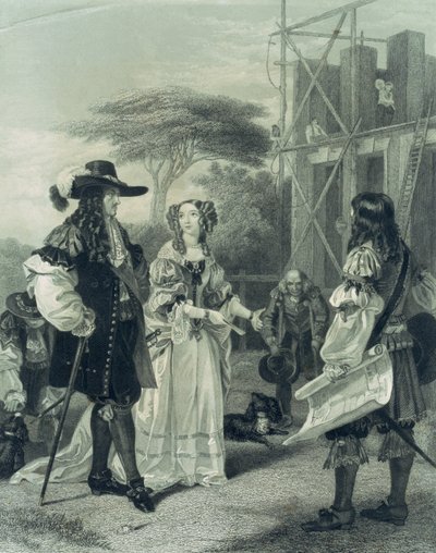 Nell Gwynn suostuttelee Charles II:n rakentamaan sairaalan, tekijältä English School
