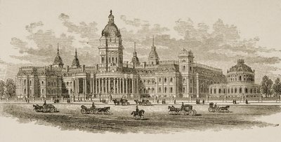 New City Hall, San Francisco, American Picturesista, julkaissut The Religious Tract Society, 1876 tekijältä English School