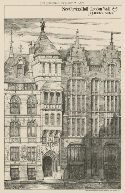New Curriers Hall, London Wall tekijältä English School