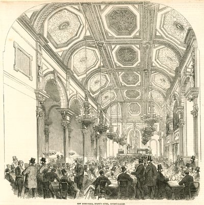 Uusi musiikkisali, Evans Hotel, Covent Garden, Lontoo tekijältä English School