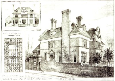 No.17 Kelston, St. Johns Avenue, The Building News, 10. helmikuuta 1882 tekijältä English School