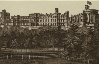 North Front, Windsorin linna (litho) tekijältä English School