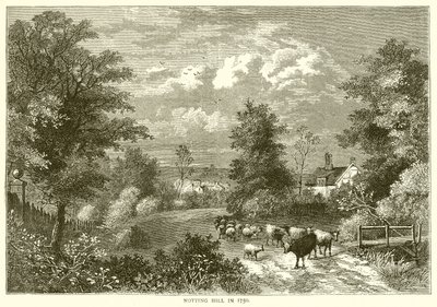 Notting Hill vuonna 1750 tekijältä English School